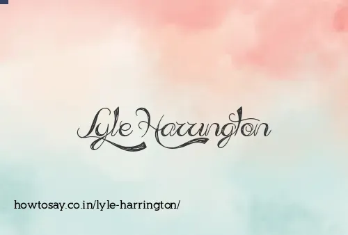 Lyle Harrington