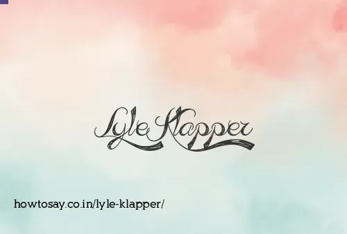 Lyle Klapper