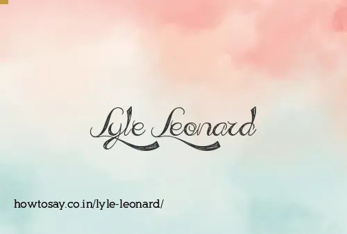 Lyle Leonard