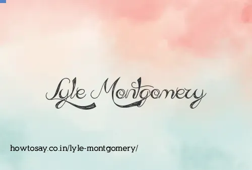 Lyle Montgomery