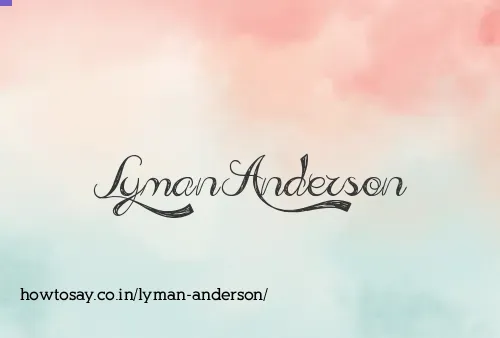 Lyman Anderson