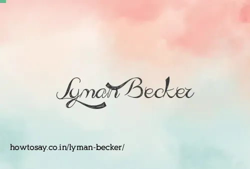 Lyman Becker