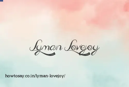 Lyman Lovejoy