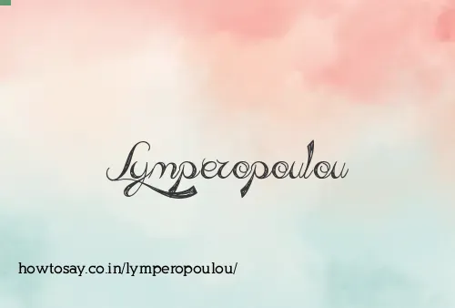 Lymperopoulou