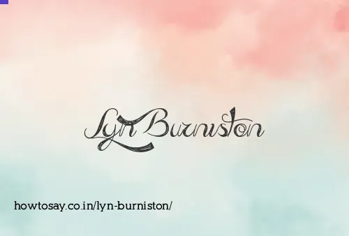 Lyn Burniston