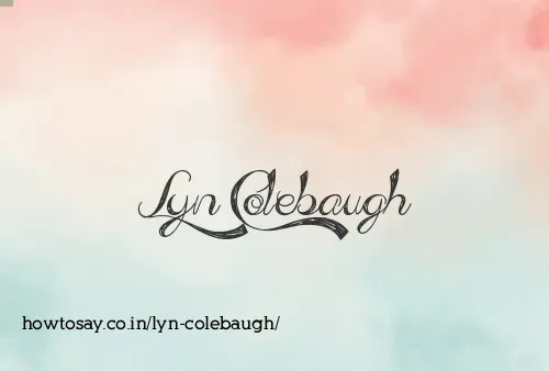 Lyn Colebaugh