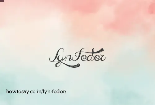 Lyn Fodor