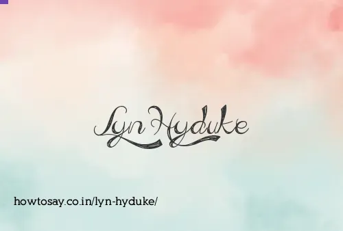 Lyn Hyduke