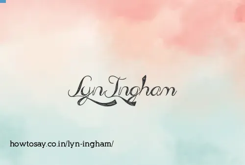 Lyn Ingham
