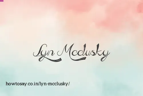 Lyn Mcclusky