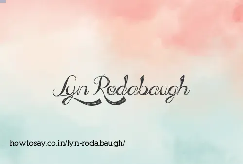 Lyn Rodabaugh