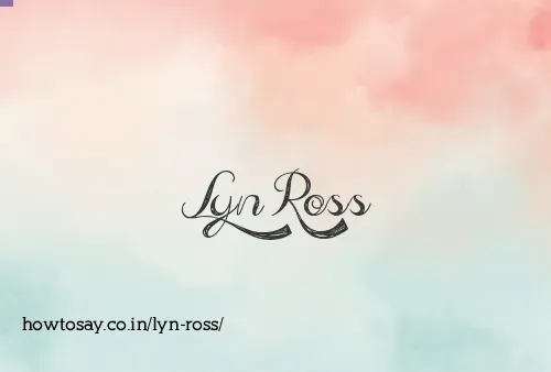Lyn Ross