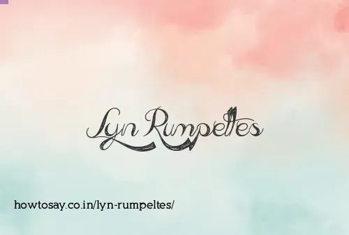 Lyn Rumpeltes