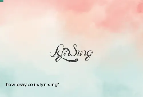 Lyn Sing
