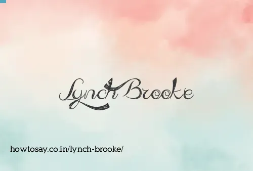 Lynch Brooke