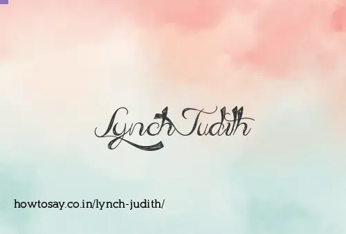Lynch Judith