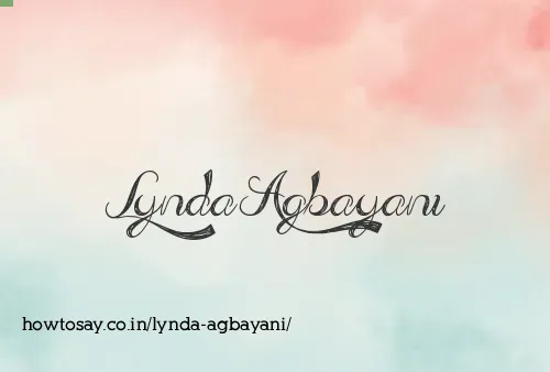 Lynda Agbayani
