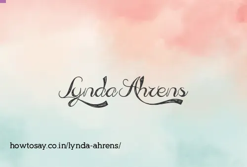 Lynda Ahrens