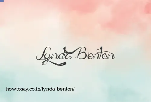 Lynda Benton