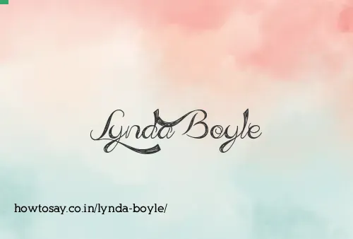 Lynda Boyle