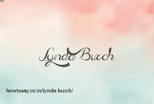 Lynda Burch