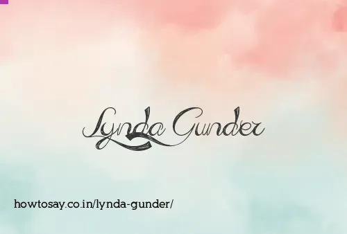 Lynda Gunder