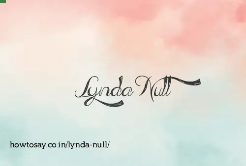 Lynda Null