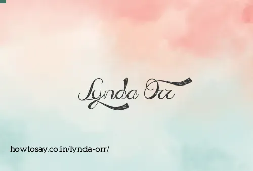 Lynda Orr