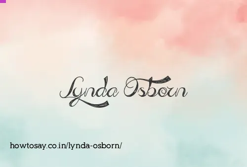Lynda Osborn