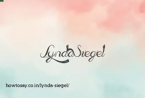 Lynda Siegel