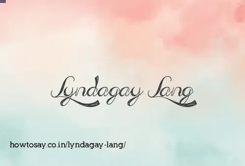 Lyndagay Lang