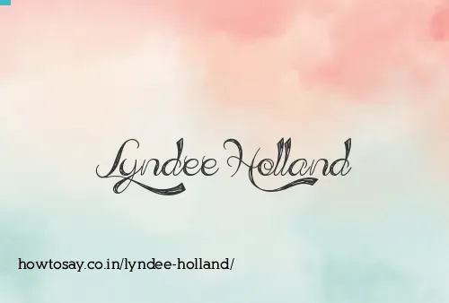Lyndee Holland