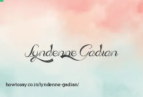 Lyndenne Gadian