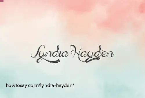 Lyndia Hayden