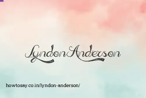 Lyndon Anderson