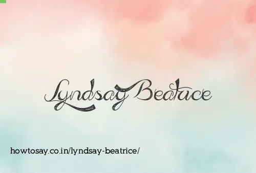 Lyndsay Beatrice