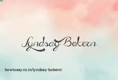 Lyndsay Bokern