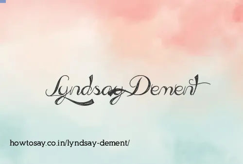 Lyndsay Dement