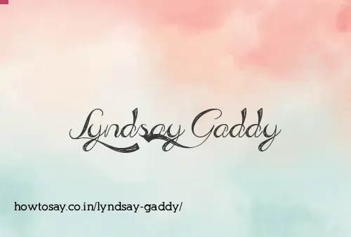 Lyndsay Gaddy