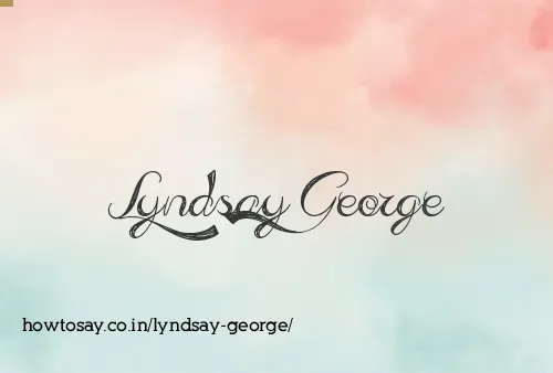 Lyndsay George