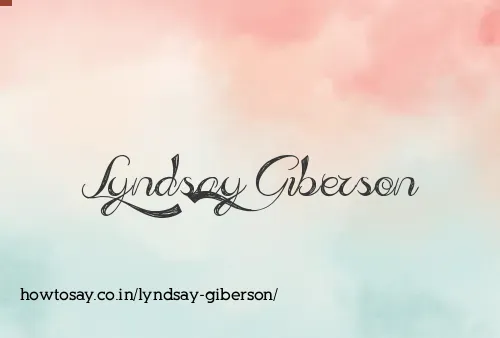 Lyndsay Giberson