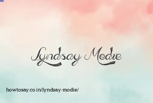 Lyndsay Modie