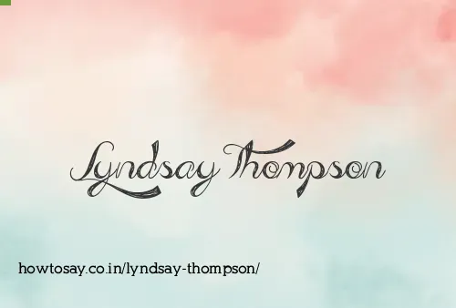 Lyndsay Thompson