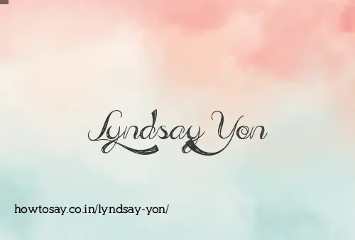 Lyndsay Yon