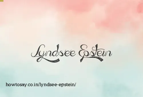 Lyndsee Epstein