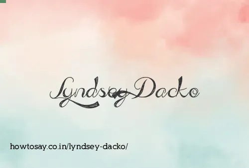 Lyndsey Dacko