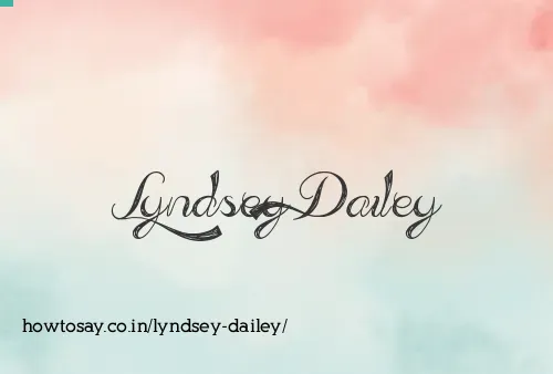 Lyndsey Dailey