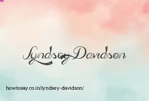 Lyndsey Davidson