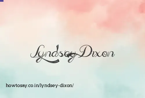 Lyndsey Dixon