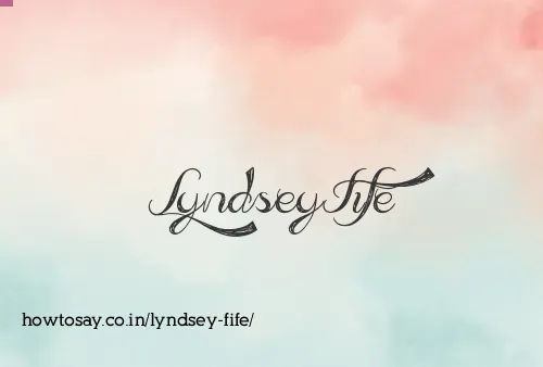 Lyndsey Fife